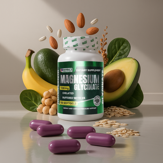 Glicinato de Magnesio X2 (200 cápsulas)